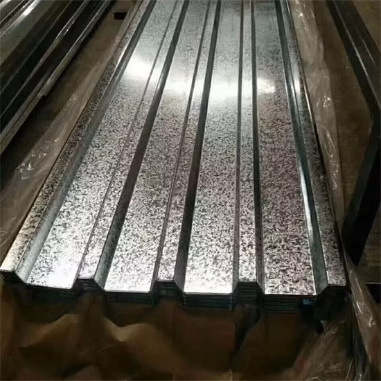 Preis für vorlackiertes, farbiges verzinktes Eisendachblech, Zink-Aluminium-Gi-Wellstahlblech, günstiges Metalldachblech