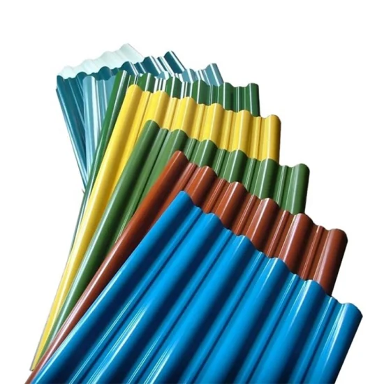 PPGI-Spulenfarbe, verzinktes, verzinktes Wellblech-Dachblech, profiliertes, vorlackiertes Galvalume-Stahl-Eisen-Dachblech für Dachziegel