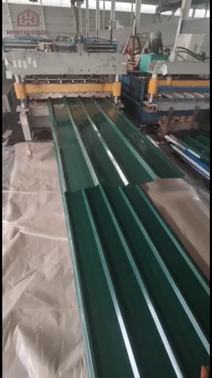 Gi Aluzinc Wellblech aus verzinktem Stahl, CRC-farbig lackiertes Dachblech, Metall-Stahl-Dachblech