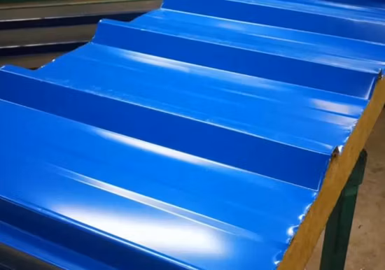 SGLCC-Dachbleche, Zink-Aluminium, Az150, G550, Anti-Finger-verzinktes Zincalume-Gl-Baumaterial, gewellte Stahlfliesen, Aluzink-beschichtetes Galvalume-Dachblech
